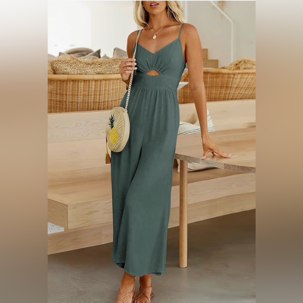 Gray green Jumpsuit